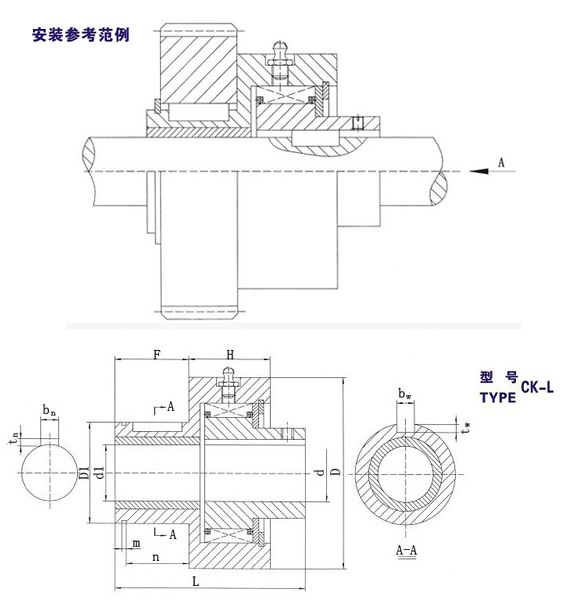 CK-L楔塊式單向羞羞漫画成人漫画結構圖